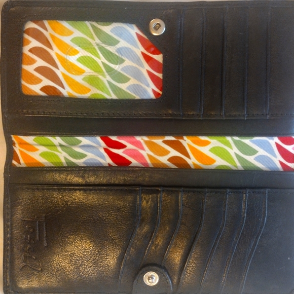 Fossil Wallet Leather - Picture 3 of 5